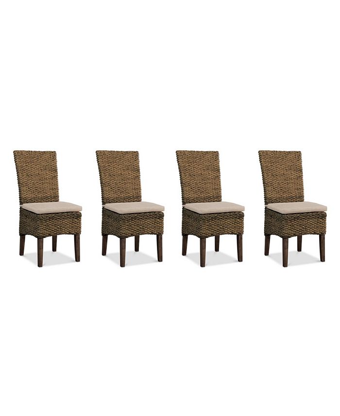 Furniture - Calypso Dining Chair 4-Pc. Set (4 Woven Side Chairs)