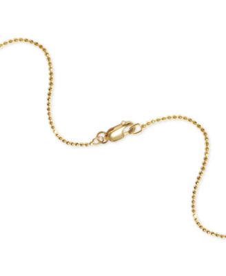 Alex Woo Beaded 2" Chain Extender in 14k Gold