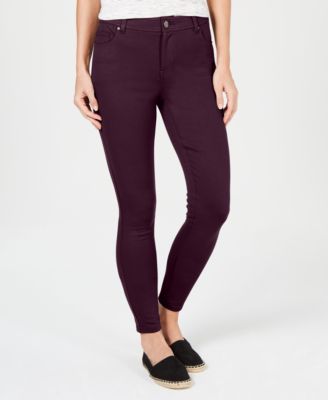 Style & Co - Ultra-Skinny Pont&eacute;-Knit Pants