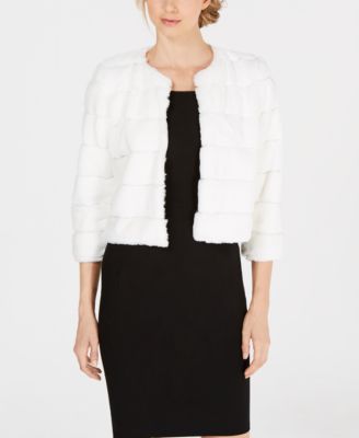 Calvin Klein - Faux-Fur Shrug