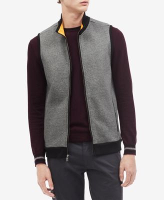 Calvin Klein - Men's Classic Fit Fleece Zip-Up Vest