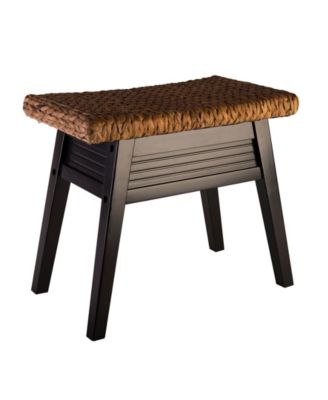Elegant Home Fashions - Davenport Bench - Dark Espresso