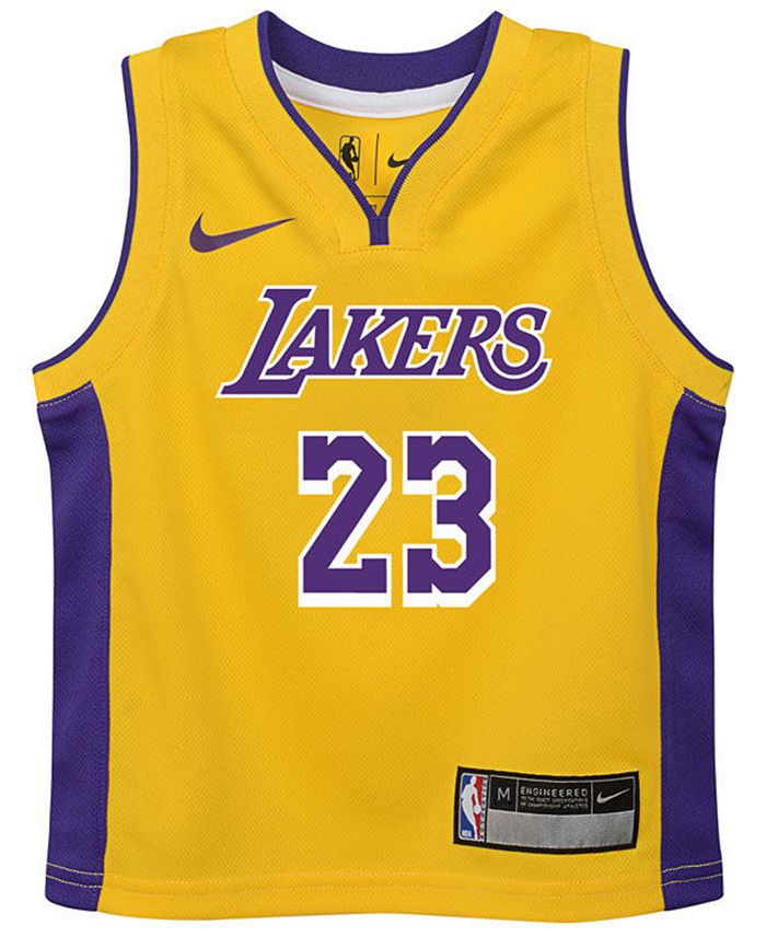 Nike LeBron James Los Angeles Lakers Icon Replica Jersey, Toddler Boys