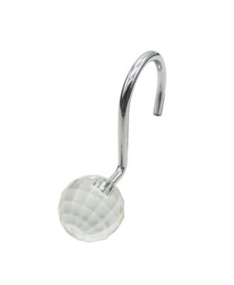 Elegant Home Fashions - Round Chrome Shower Hooks