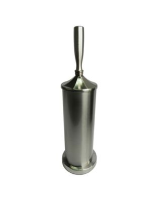 Elegant Home Fashions - Brushed Nickel Toilet Brush and Holder