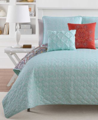 Vcny Home Yara Reversible Quilt Set Collection In Multi