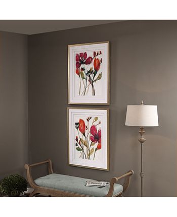 Uttermost - Vivid Arrangement Floral Prints Set of 2