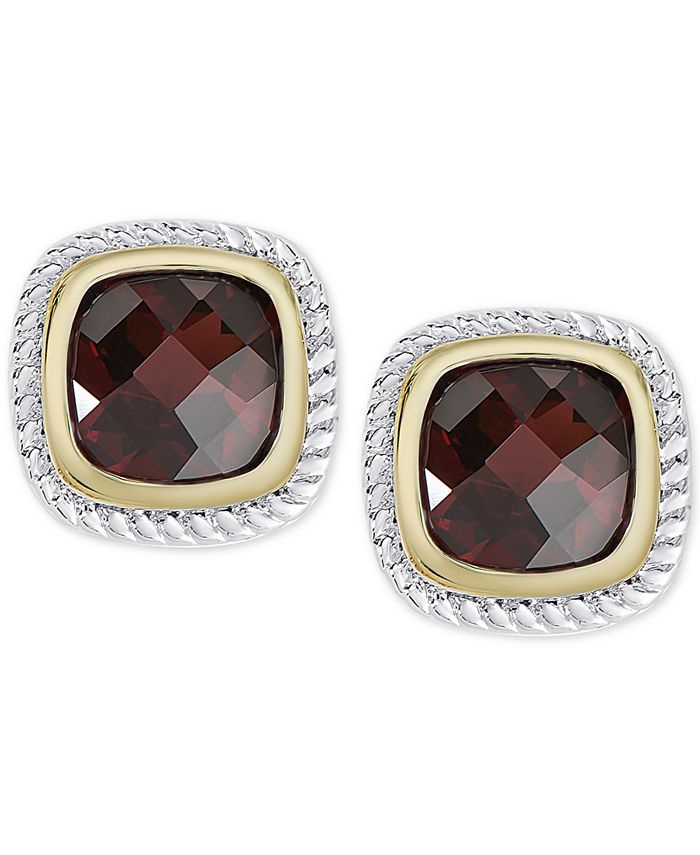 Macys garnet earrings on sale