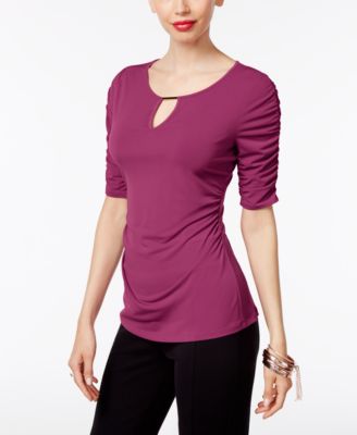 Thalia Sodi - Ruched Hardware Top