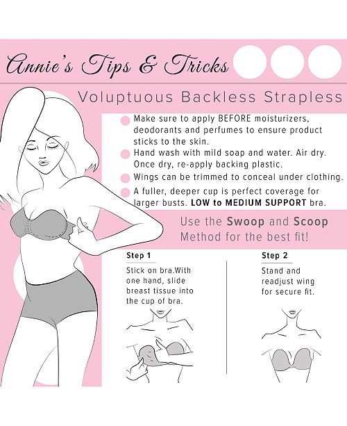 Fashion Forms Voluptuous FullCoverage Strapless Backless Bra MC547