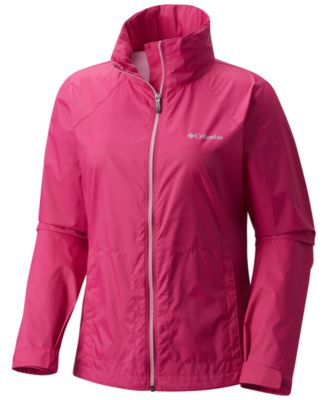 columbia women's lightweight rain jacket