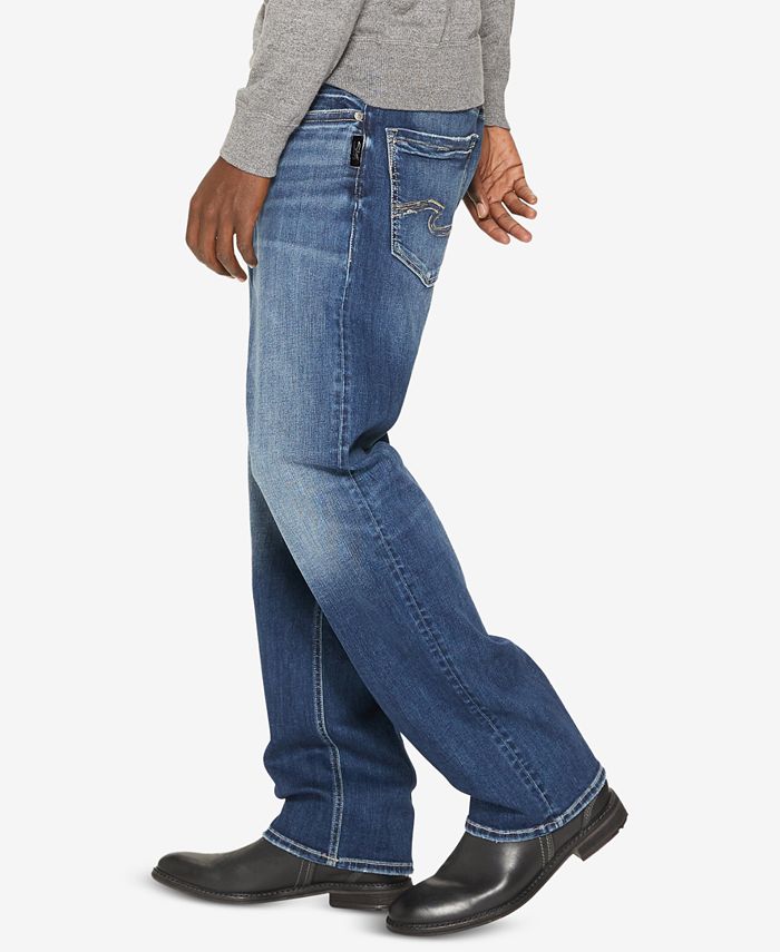 Silver Jeans Co. Men's Grayson EasyStraight Fit Stretch Jeans Macy's