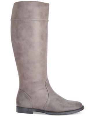 grey riding boots