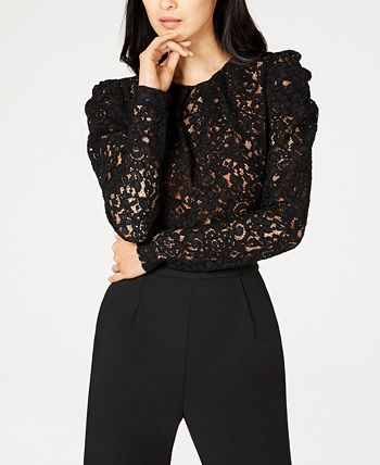 Michael Kors Lace Bodice Jumpsuit Macy s