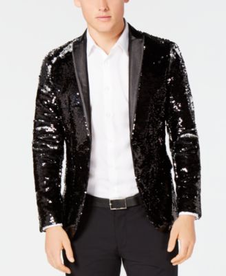 macy's inc mens sequin jacket