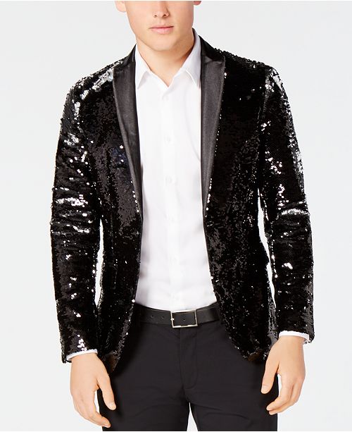 Inc International Concepts Inc Men S Slim Fit Reversible Sequined