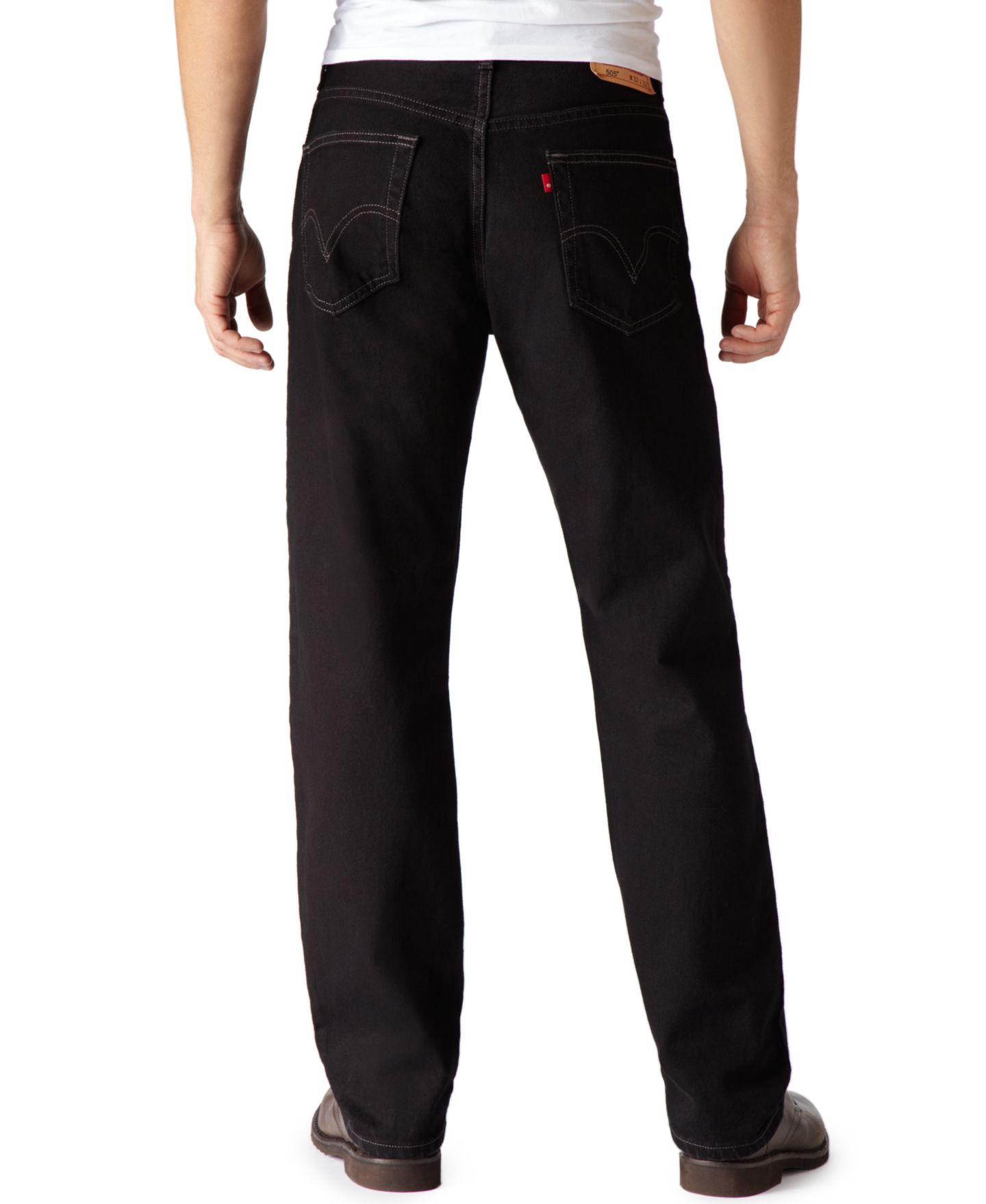 Мужские джинсы Levi's Big & Tall 550™ Relaxed Fit Non-Stretch, цвет: Чёрный — фото 2