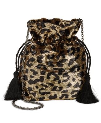 betsey johnson leopard tote