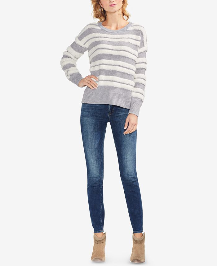 Vince Camuto Striped Sweater & Reviews - Tops - Women - Macy's