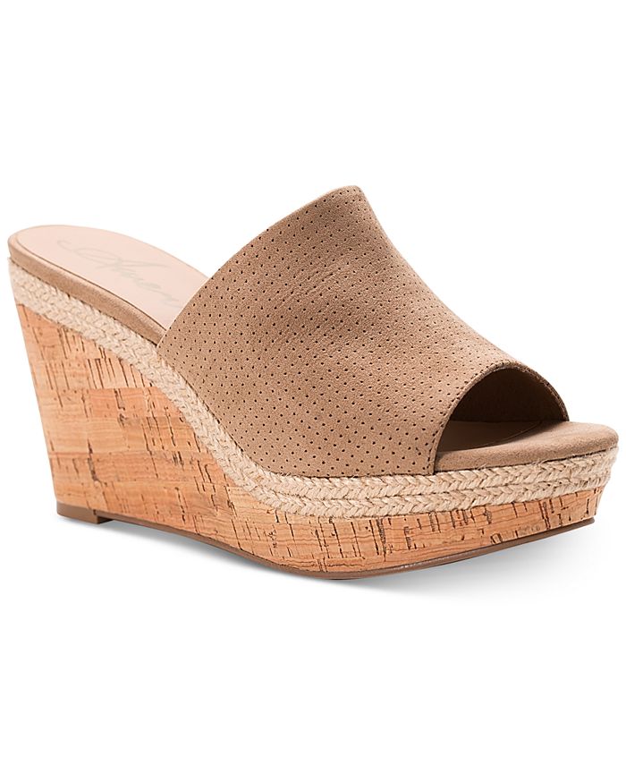 American rag platform discount sandals