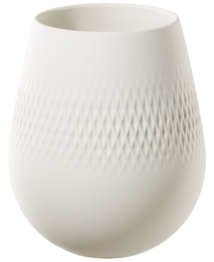 Villeroy & Boch White Carre Vase No.2 In White