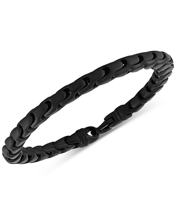 Esquire Men's Jewelry Link Bracelet in Stainless Steel, Created for