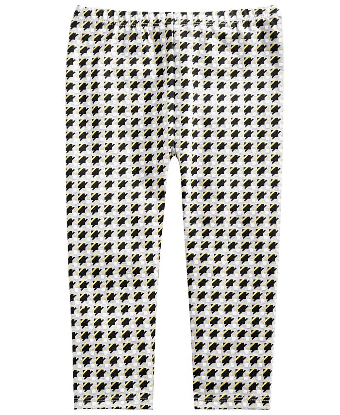 First Impressions Toddler Girls Houndstooth-Print Leggings, Created for ...