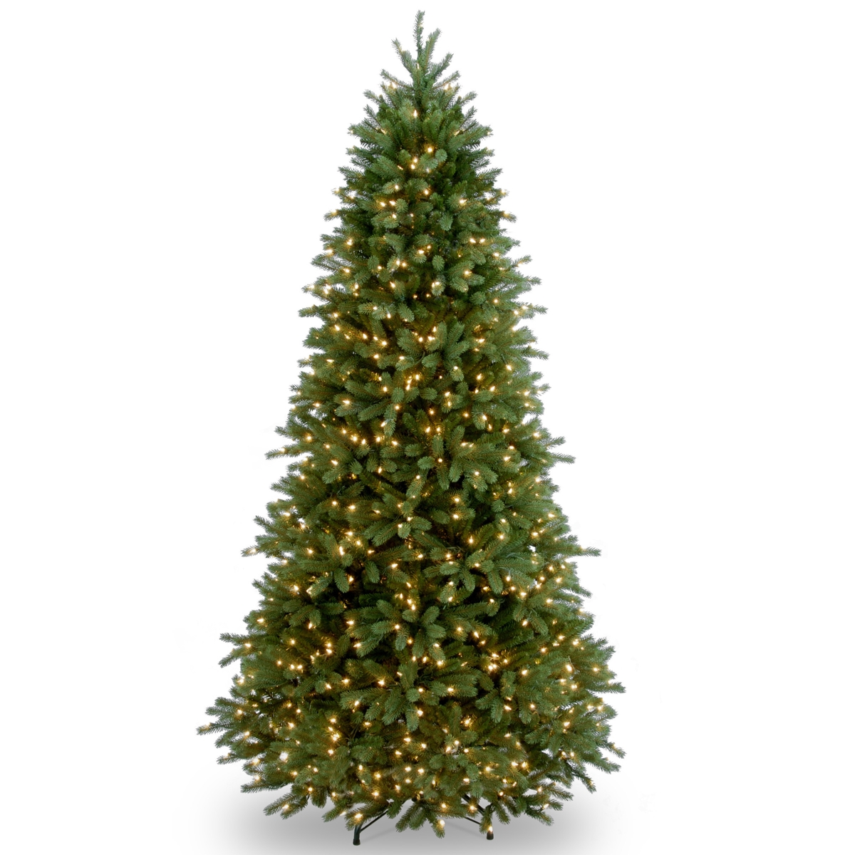 National Tree Feel Real Jersey Fraser Fir Slim Tree with 700 Clear Lights