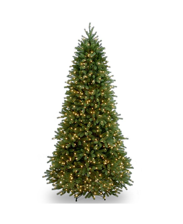 National Tree Company - National Tree 6 .5'Feel Real Jersey Fraser Fir Slim Tree with 700 Clear Lights