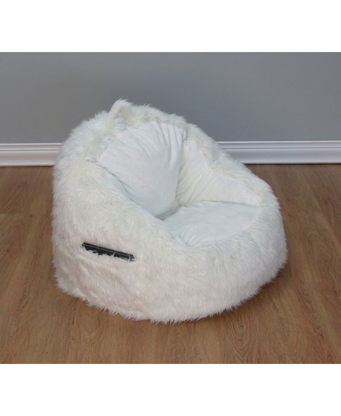 Acessentials Faux Fur Bean Bag Chair Macy's