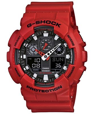 g shock red strap