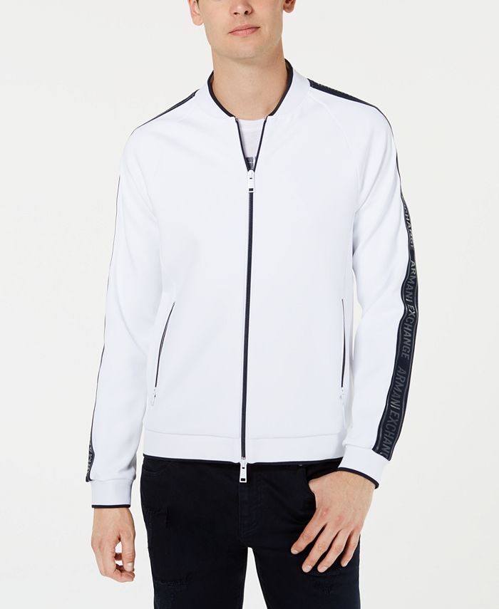 A X Armani Exchange Men s Colorblocked Baseball Jacket Macy s