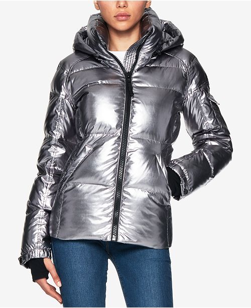Download S13 Metallic Kylie Down Puffer Coat - Coats - Women - Macy's