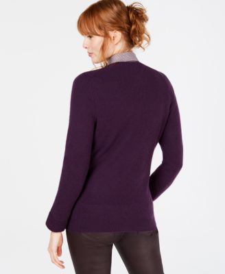 Cashmere Solid Crewneck Sweater