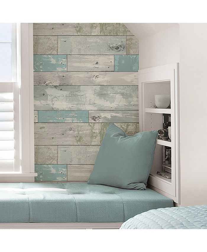 Brewster Home Fashions Beachwood Peel and Stick Wallpaper Macy's