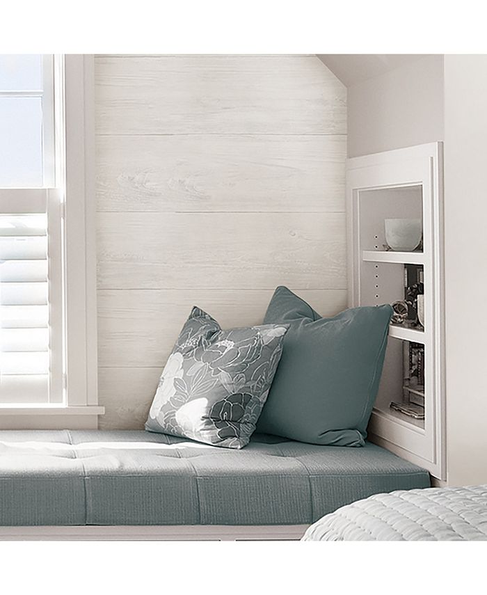 Brewster Home Fashions Reclaimed Shiplap Peel and Stick Wallpaper Macy's