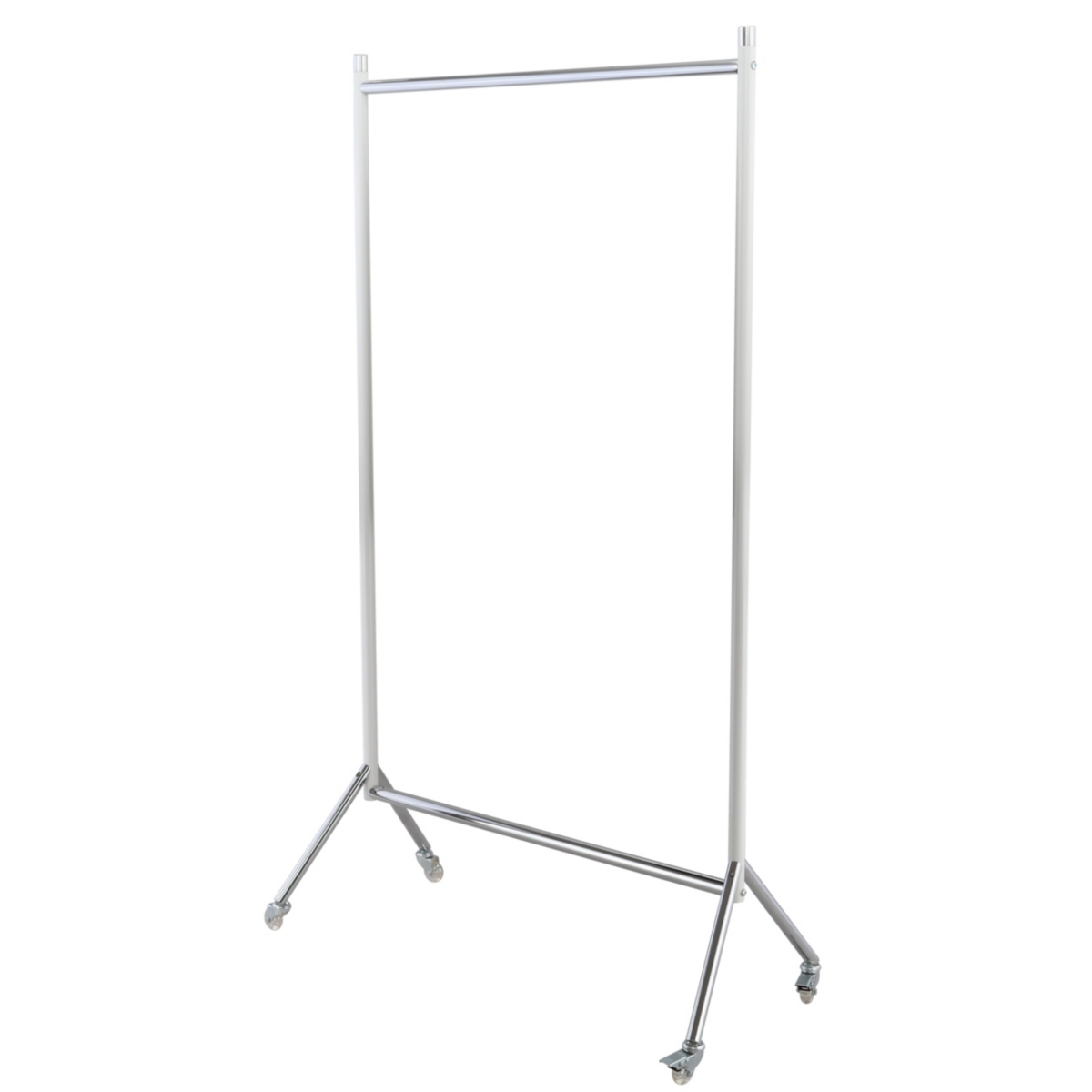 Happimess Sophia Garment Rack In White And Chrome