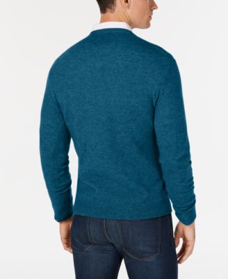 Men's 100% Cashmere V-Neck Sweater
