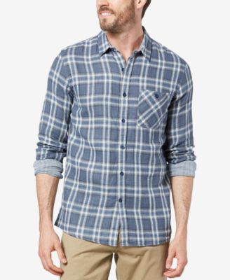 Dockers - Men's Double-Weave Plaid Shirt