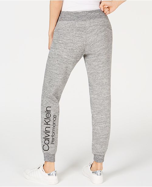 Calvin Klein Women's Tech Stretch Jogger Pant Gray Size Medium