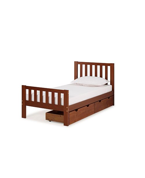 Alaterre Furniture Aurora Twin Bed With Storage Drawers Reviews