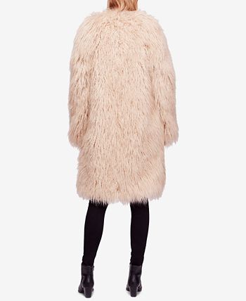 Free People Florence Shaggy Faux Fur Coat Macy s