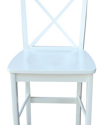 International Concepts - X-Back Bar height Stool - 30" Seat Height