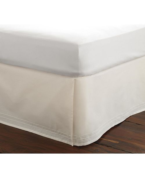 Laura Ashley Solid Tailored White Bedskirts Reviews Bedding Collections Bed Bath Macy S