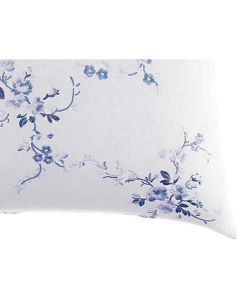 Laura Ashley Charlotte Blue Breakfast Pillow & Reviews - Decorative & Throw Pillows - Bed & Bath ...