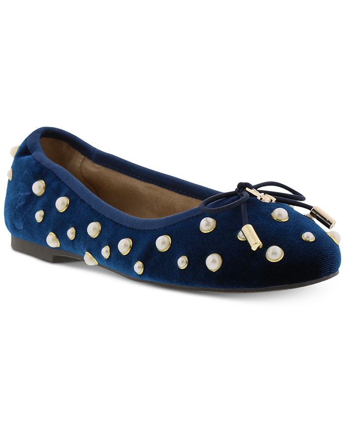 Navy sam deals edelman flats
