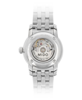 Women's Swiss Automatic Baroncelli Stainless Steel Bracelet Watch 29mm