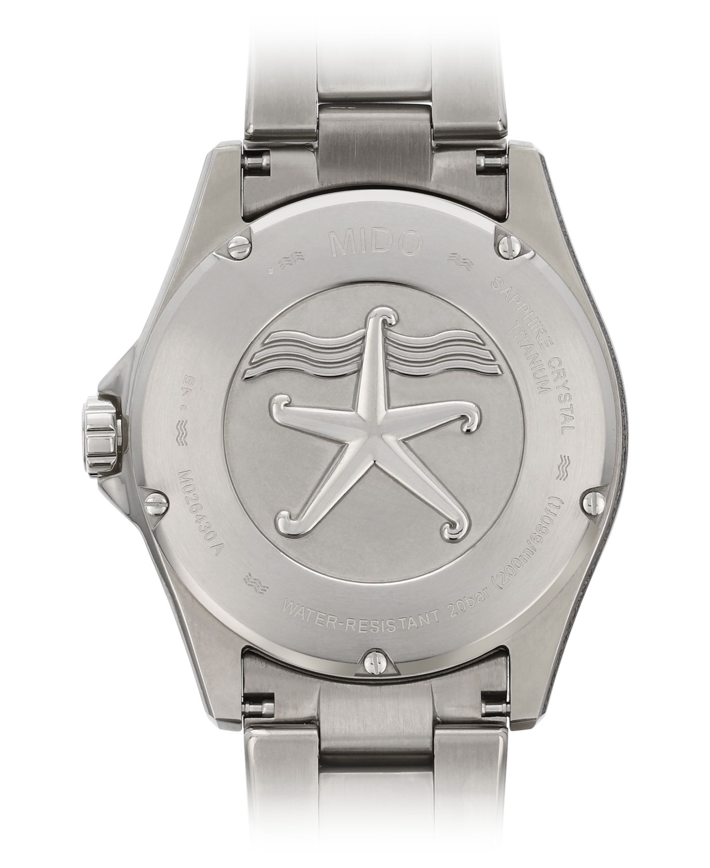Мужские часы Mido Swiss Automatic Ocean Star Captain V Titanium Bracelet Watch 42.5mm — фото 3