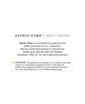 by Picnic Time Caliente Portable Charcoal Grill & Cooler Tote