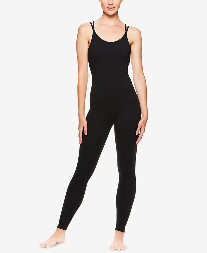 Gaiam X Jessica Biel Strappy Yoga Jumpsuit - Macy's